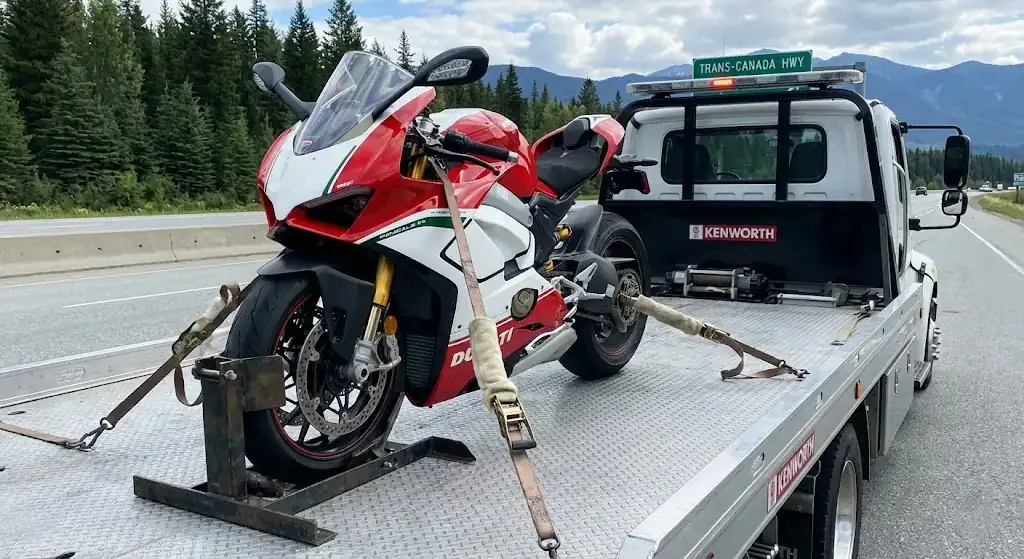 Burnaby motorcycle tow truck service